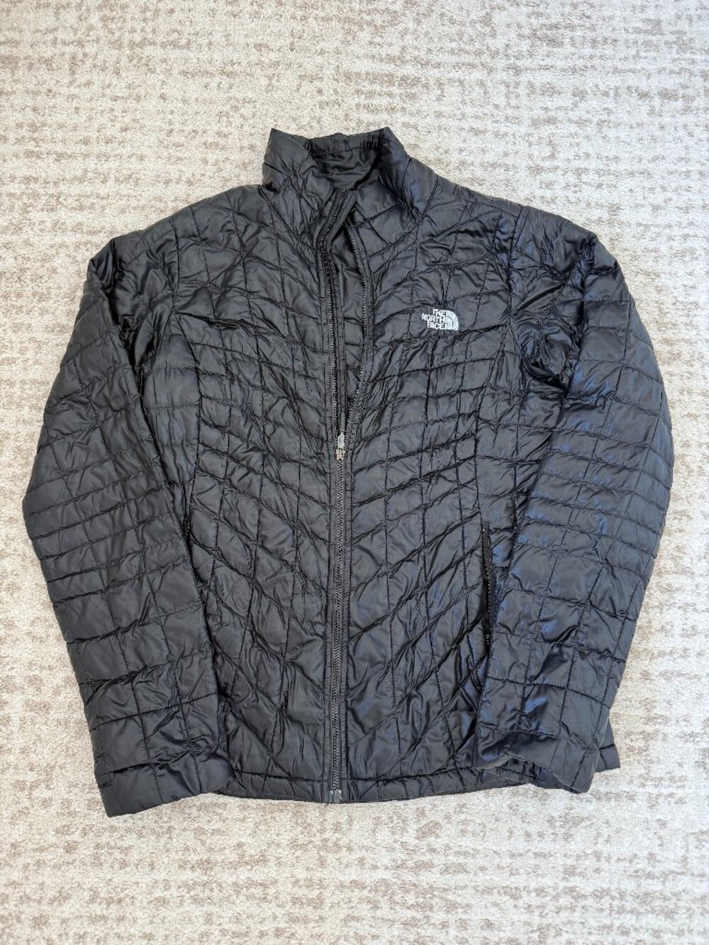 The North Face ThermoBall Puffer Jacket in Black